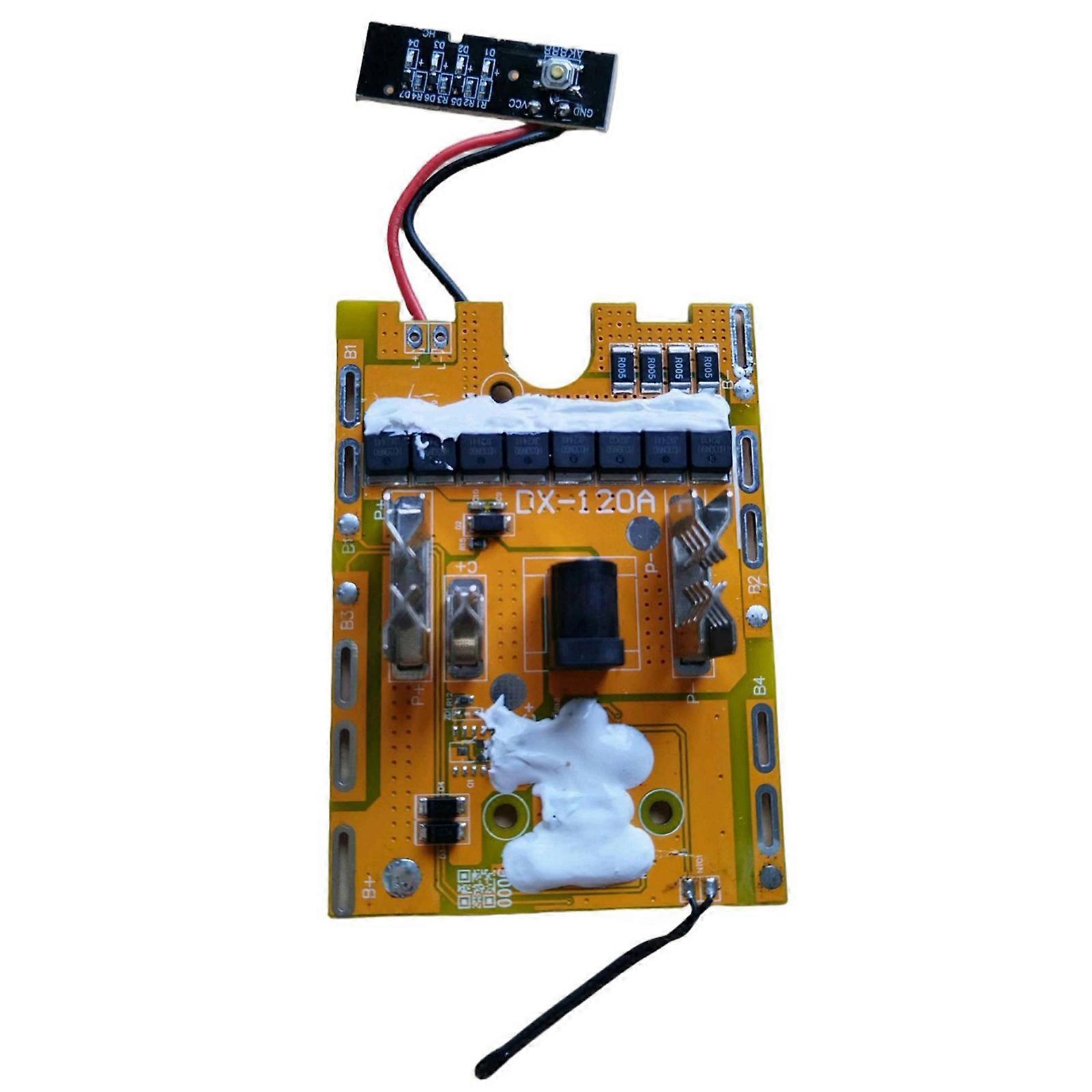 21V Power Tool Protective Module 18650 8MOS Control Side Light Protective Plate Angled Grinding Machine Accessories Multicolor