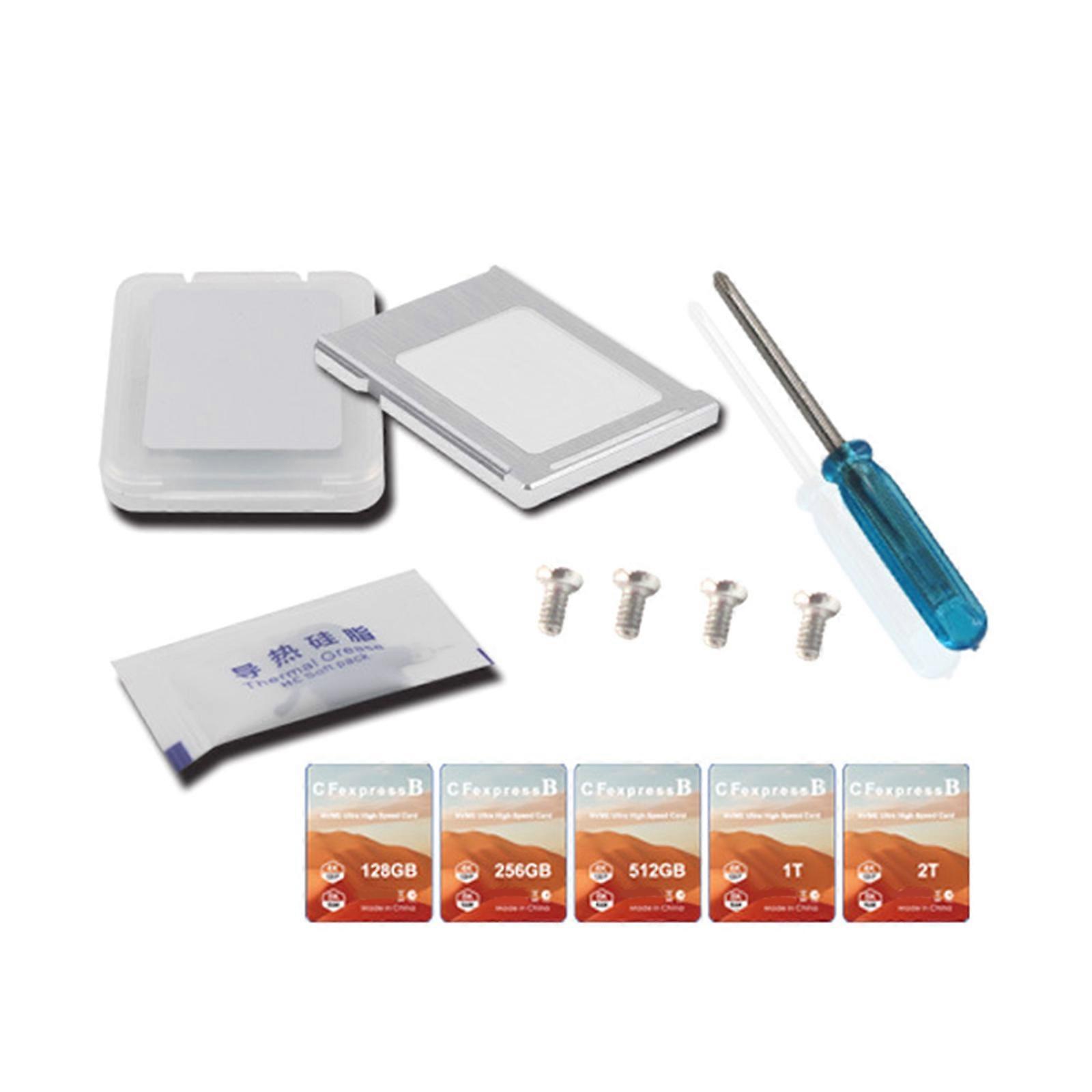 CFe Type B Converter Adapter with Enhances Cooling for 2230 NVME Solid Disk Compatibility Multicolor