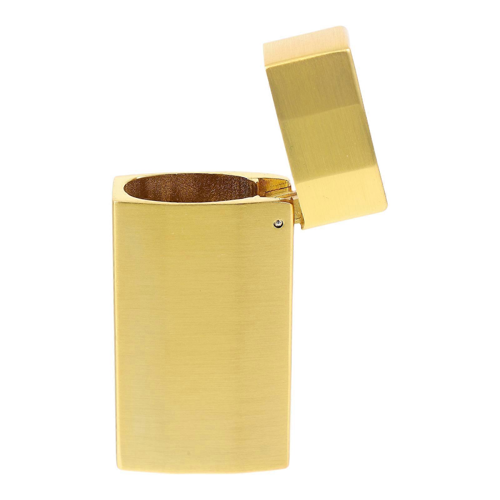 Vintage Metal Lighter Case for Storage Use Compact Design