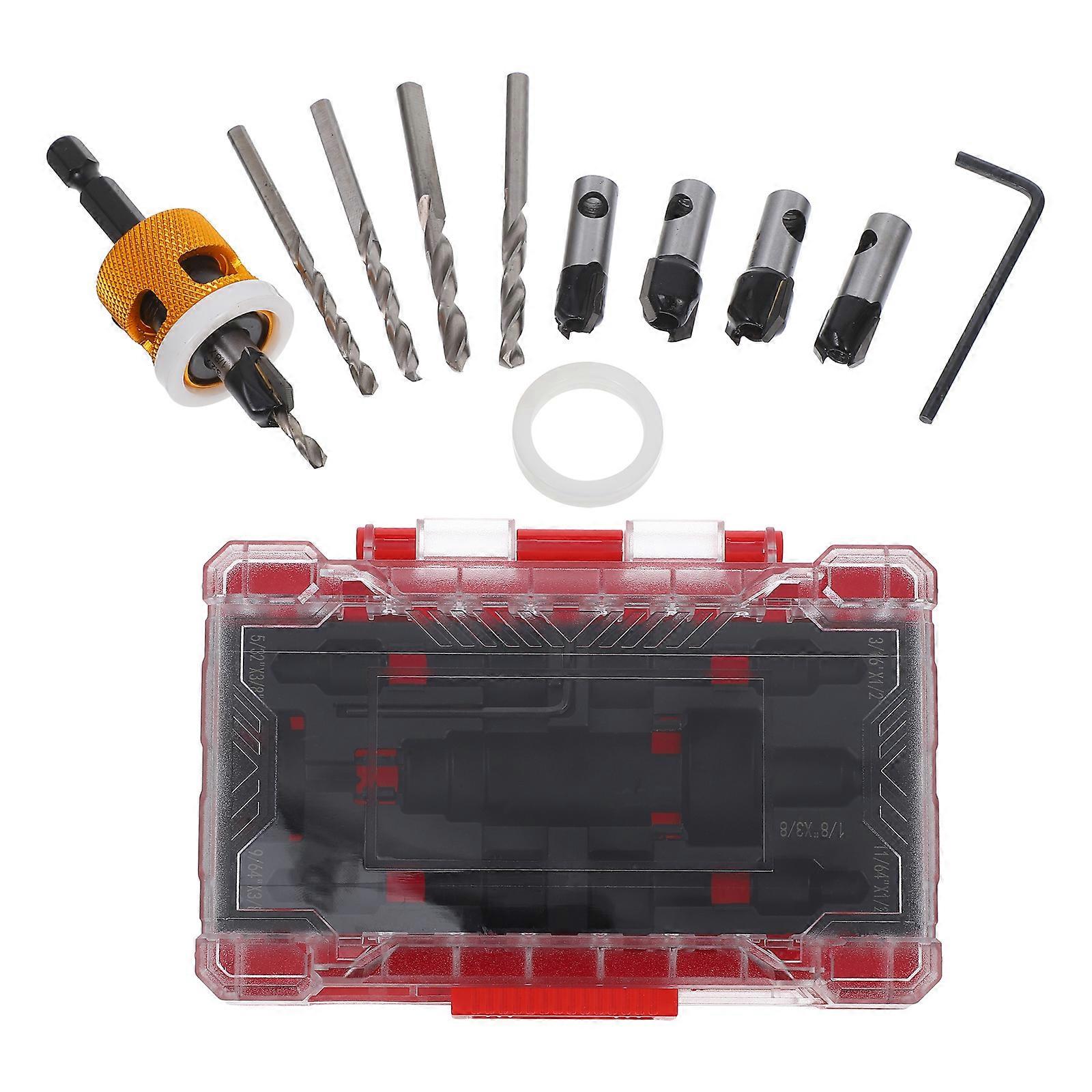 Woodworking Countersink Drill Bit Set for 1Set Gold