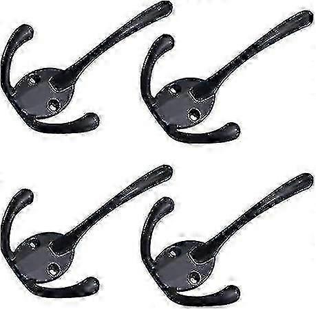 Set Of 4 Retro Coat Hooks Bedroom Coat Hooks