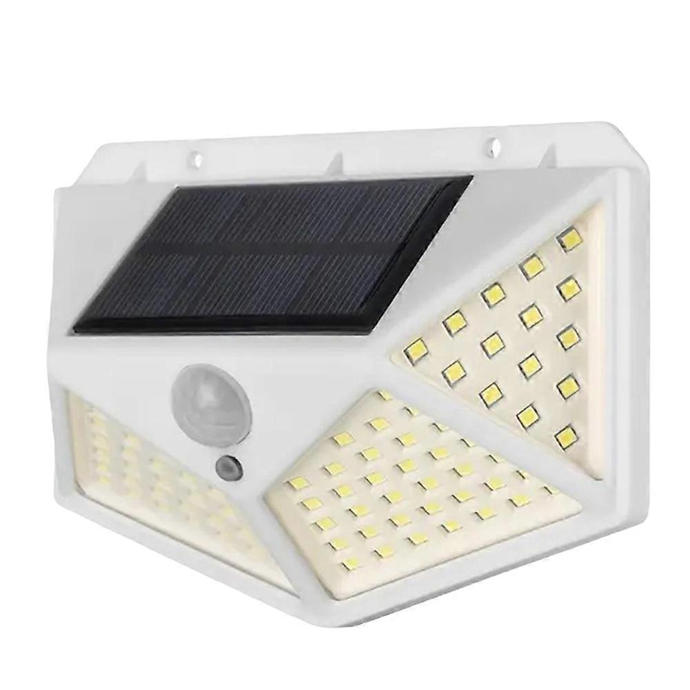 Solar Lights Outdoor Wireless 100 LED Solar Motion Sensor Lights Waterproof Security Wall Lighting Outside for Backyard