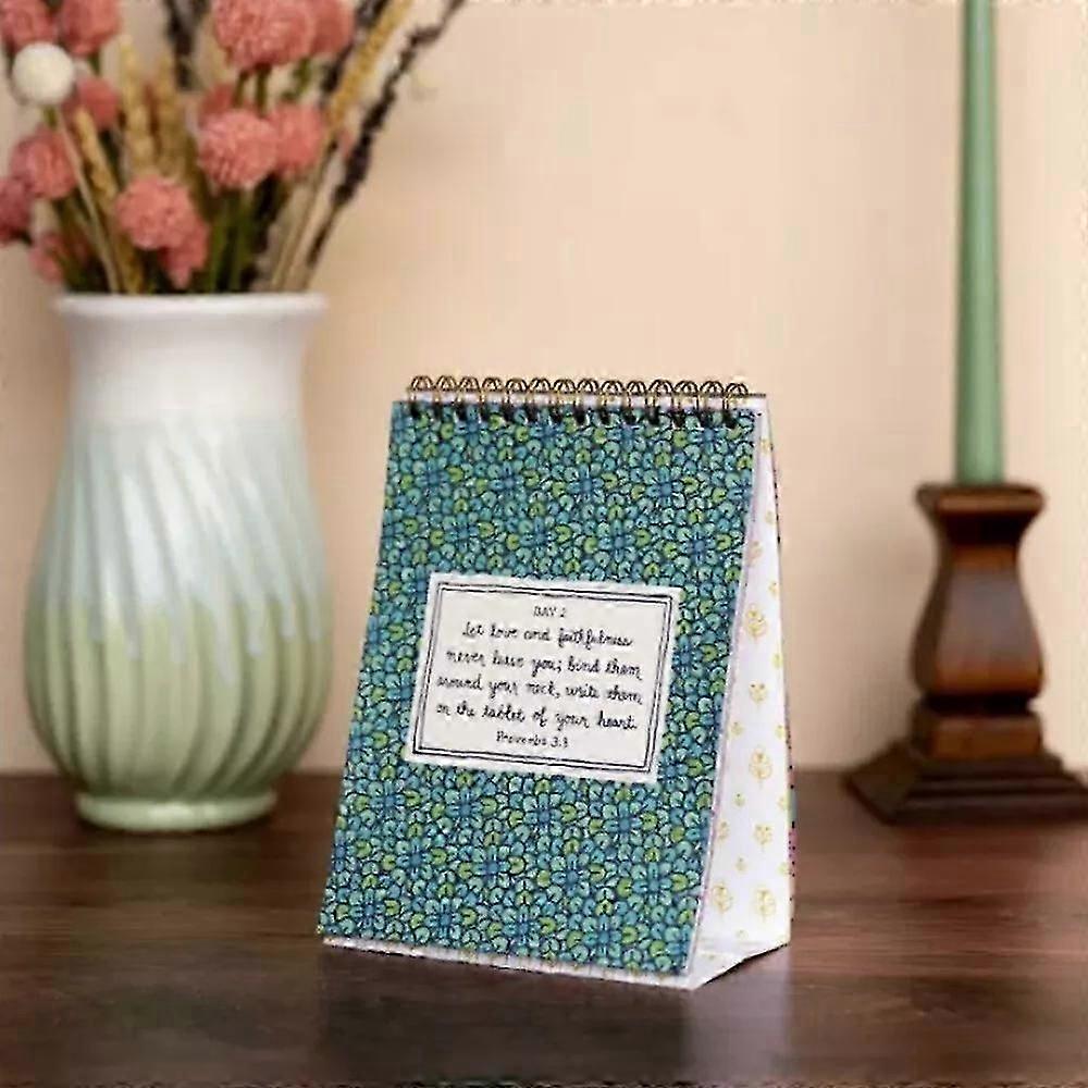 30 Days of Proverbs Perpetual Calendar, Reusable Undated Calendar 12-Month