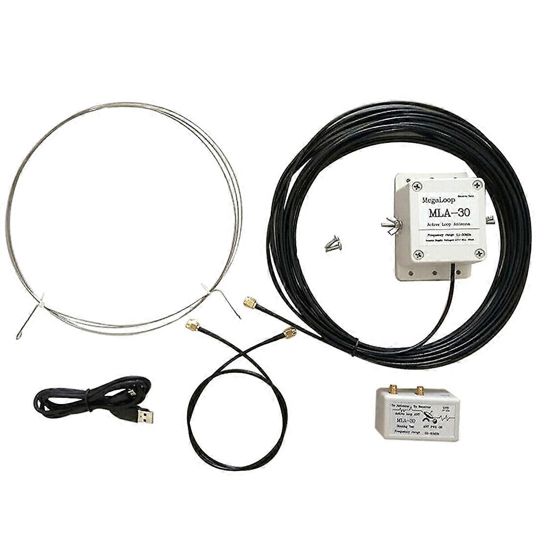 MLA30+ MLA30 Plus Active Magnetic Loop Antenna Low Noise 500KHz-30MHz