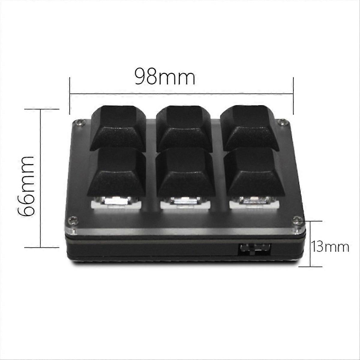 6-Key Wireless Customizable Keyboard