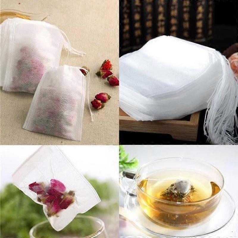 5.5*7cm Drawstring Tea Bags, 100 empty disposable tea bags