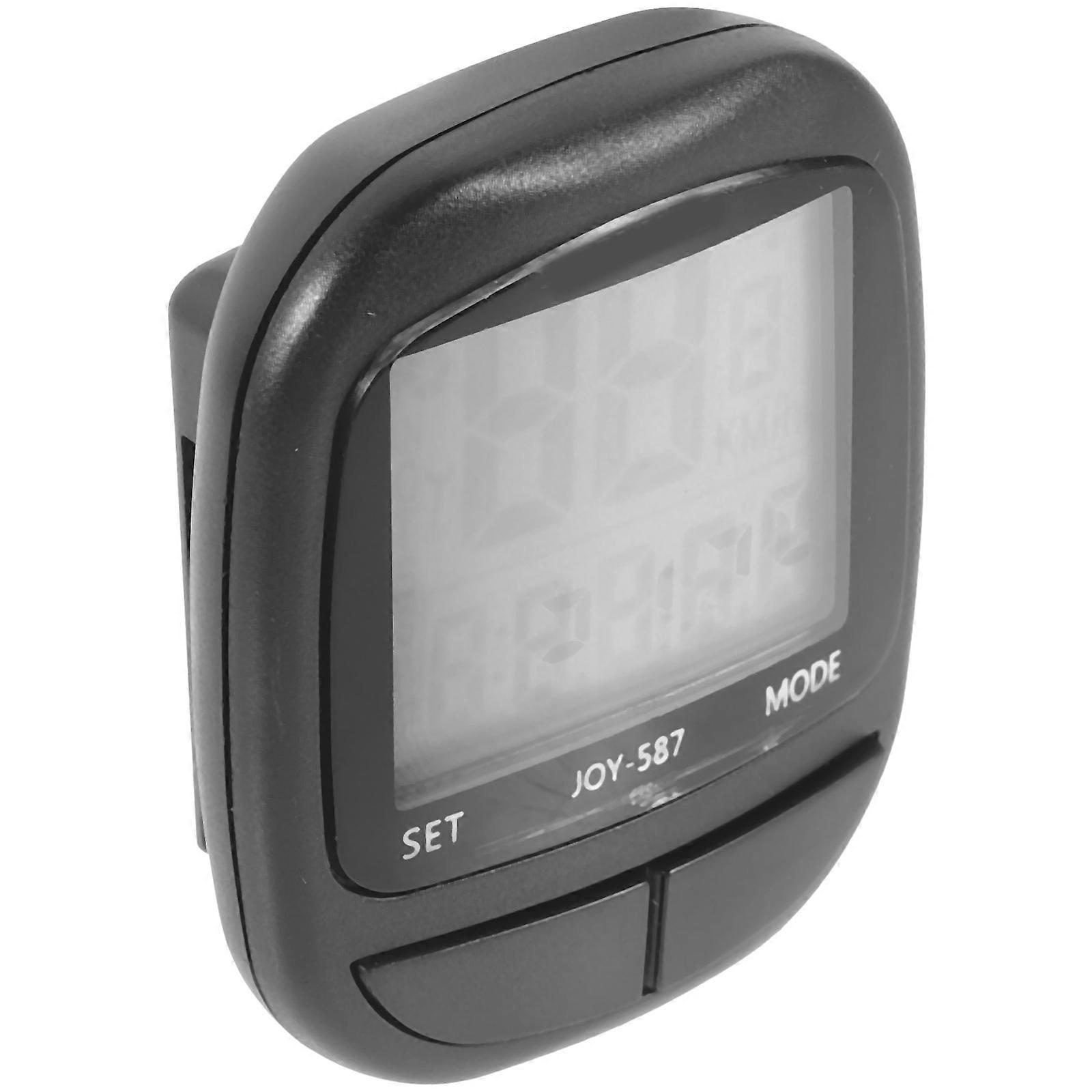 Cycling Computers Mechanical Bike Speedometer for Hiking Climbing Riding ABS Material Square Shape Maximum Speed Maintenance Alert 1 Pc