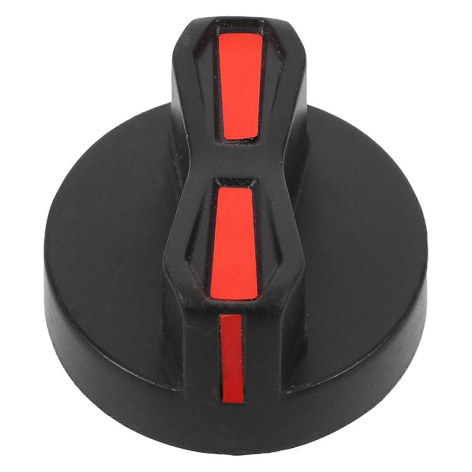 Gas Stove Control Knob for Flame Regulation Black Durable Plastic