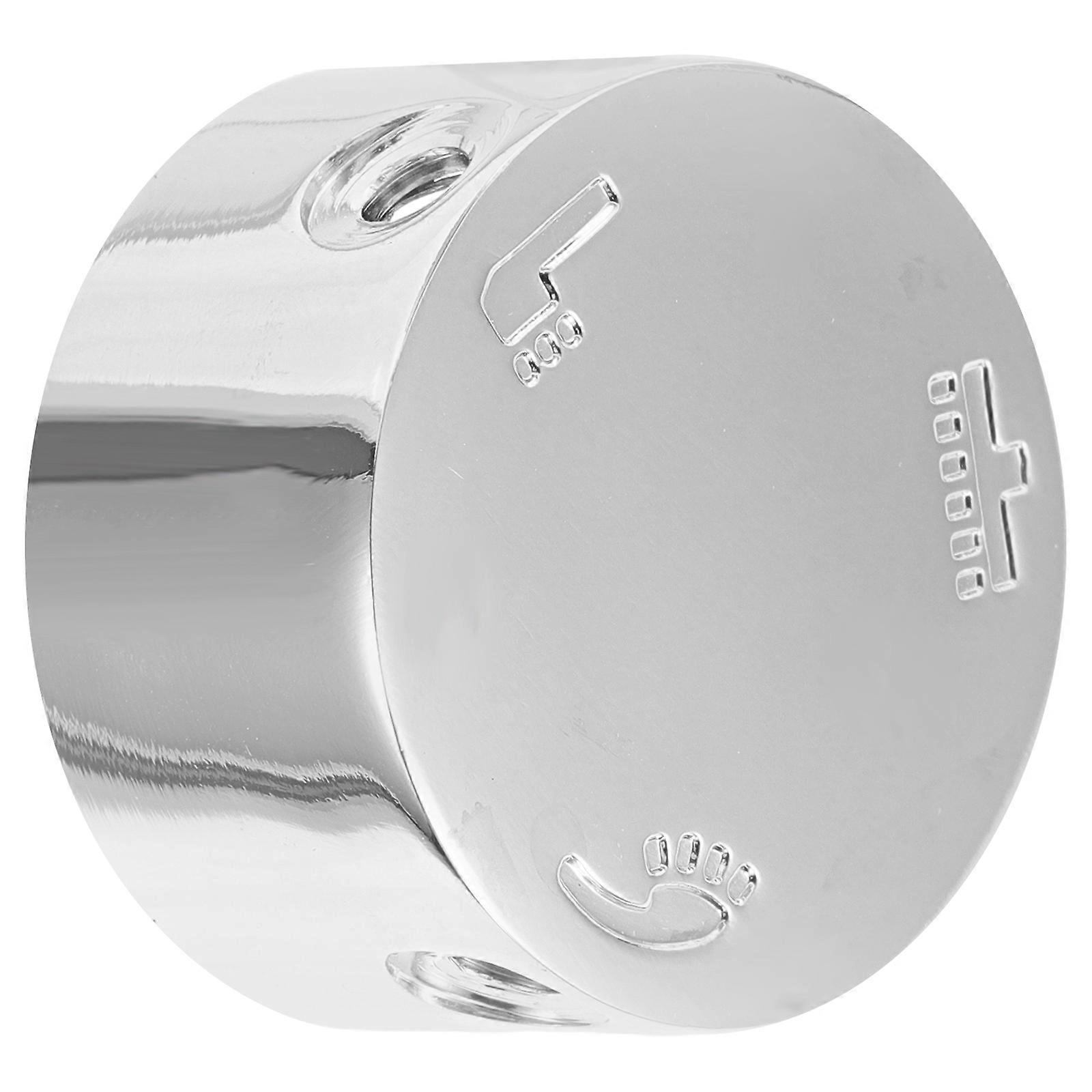 Shower Handle Valve Three-Speed Adjustable for Water Control Silver