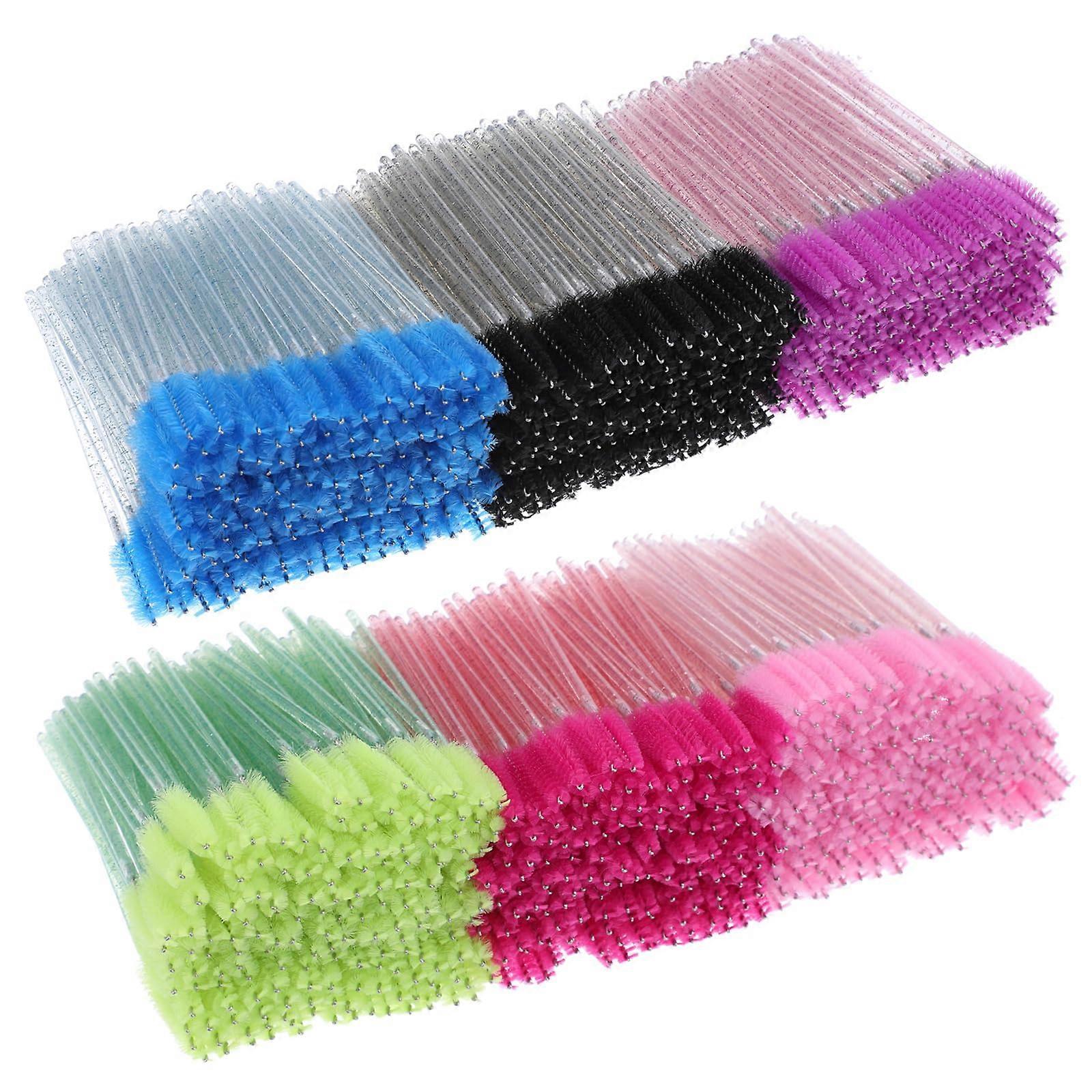 1200 Pack Disposable Mascara Wands Colorful Eyelash Spoolie Brushes for Extensions and Eyebrows