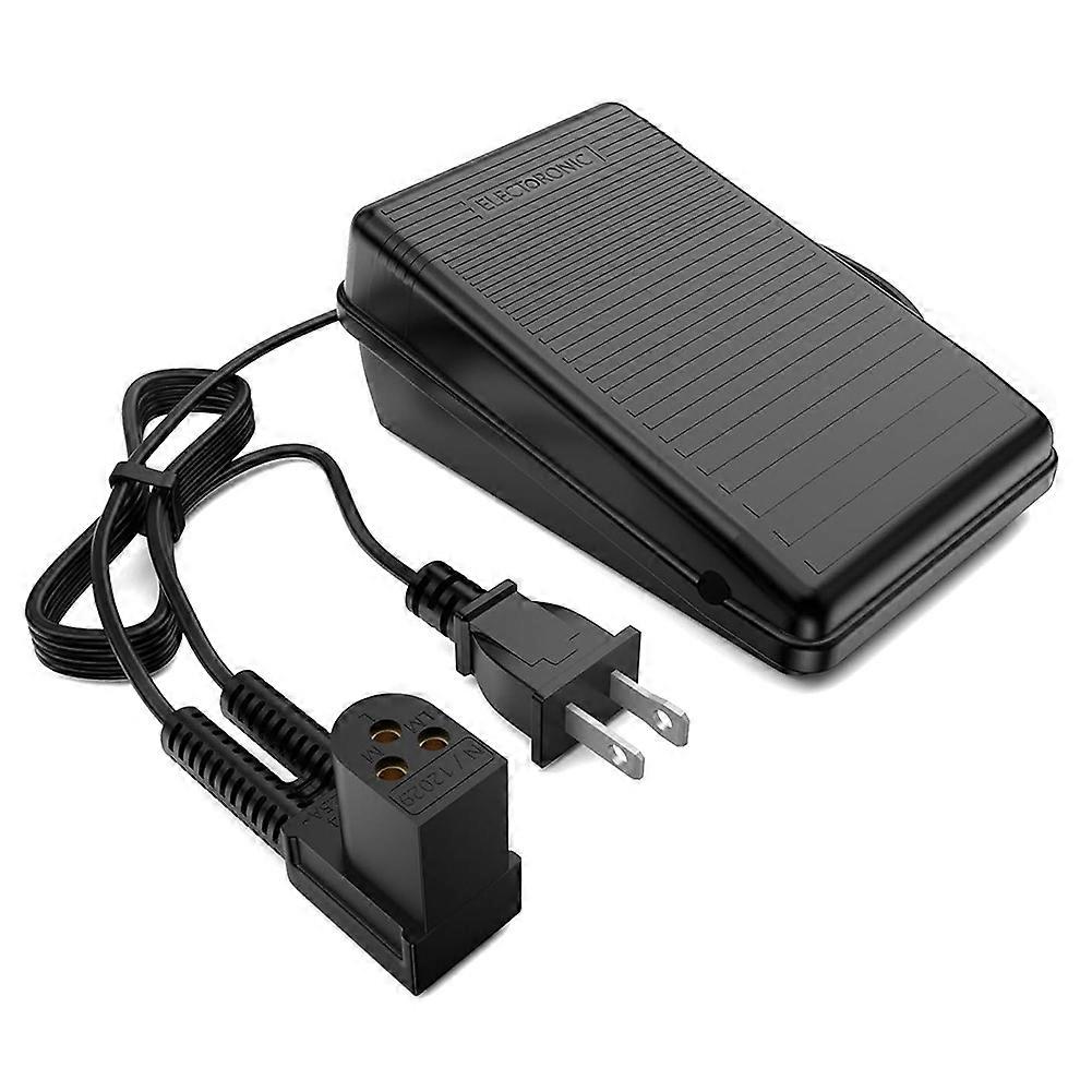 Foot Pedal Power Cord with Variable Speed Foot Pedal Controller Technology US Plug