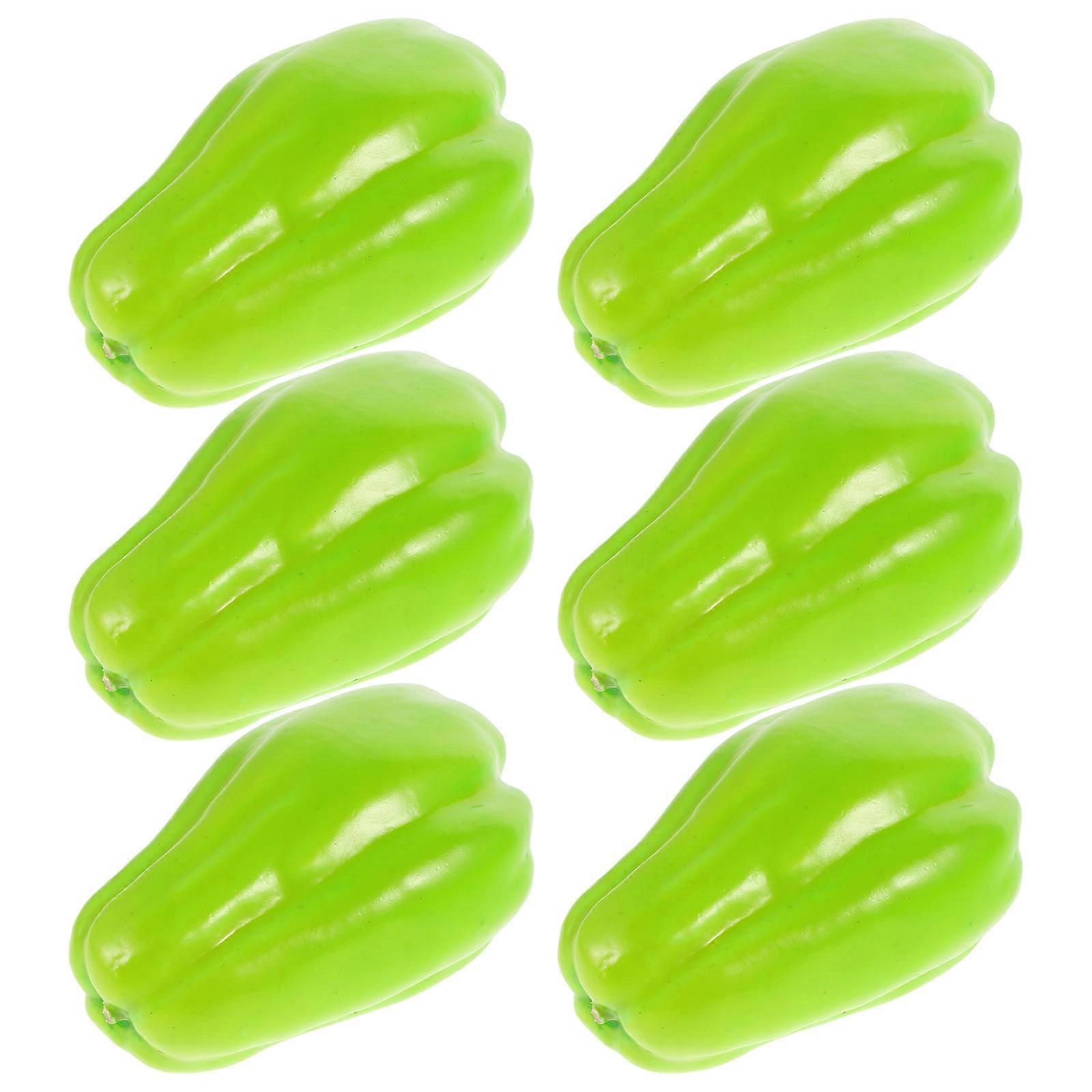 Artificial Fruit Simulated Gourd for Home Decor 6Pcs Pack
