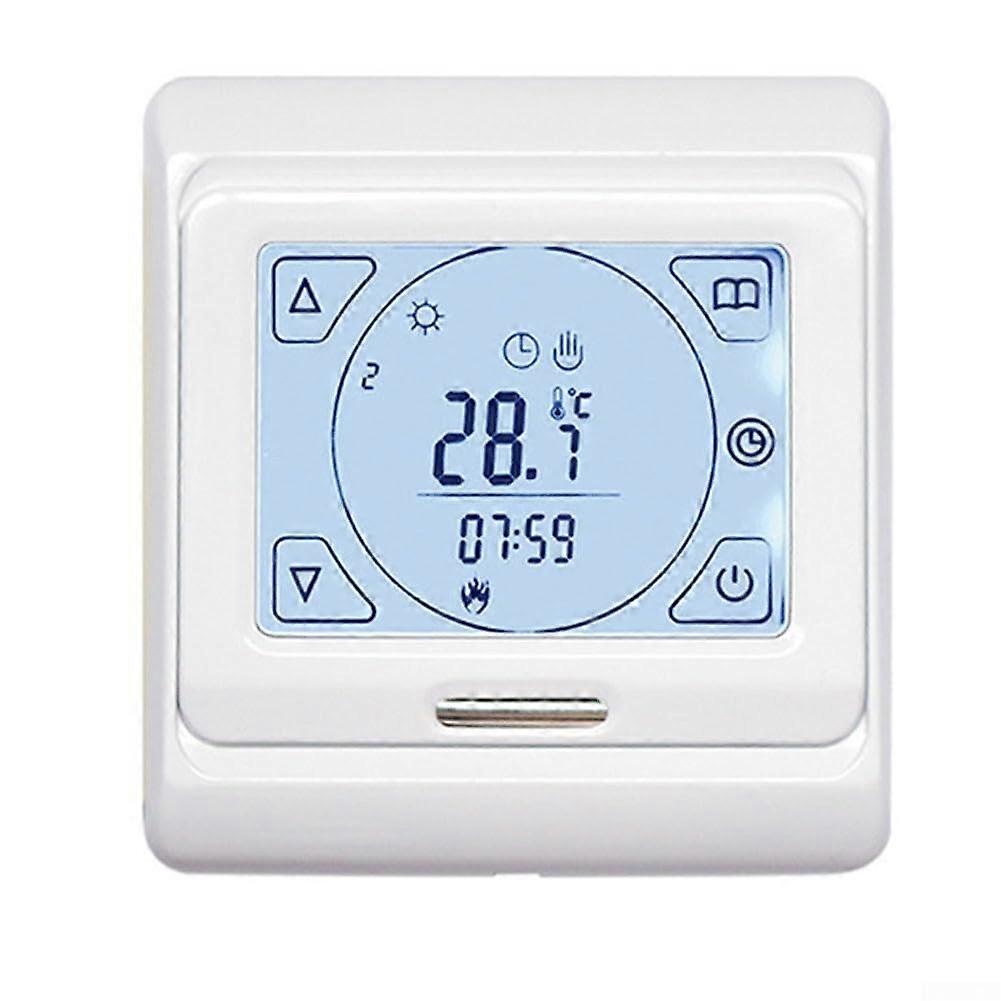 Underfloor Heating Thermostat with Touch Screen, 7Day Programmable Control and Temperature Protection (3A)