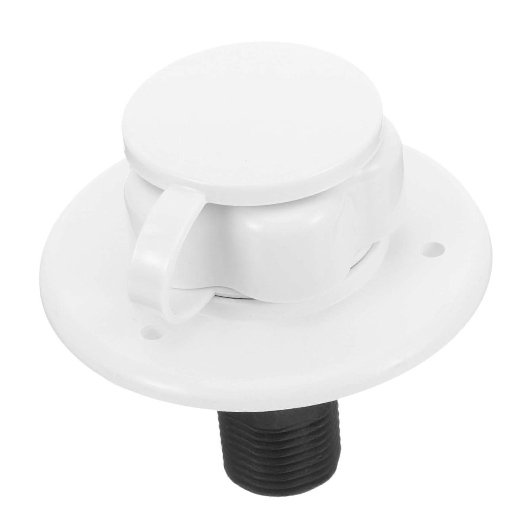 RV Water Fill Inlet with Check Valve for Gravity Fed Fresh Water Tank Flush Mount Camping Use