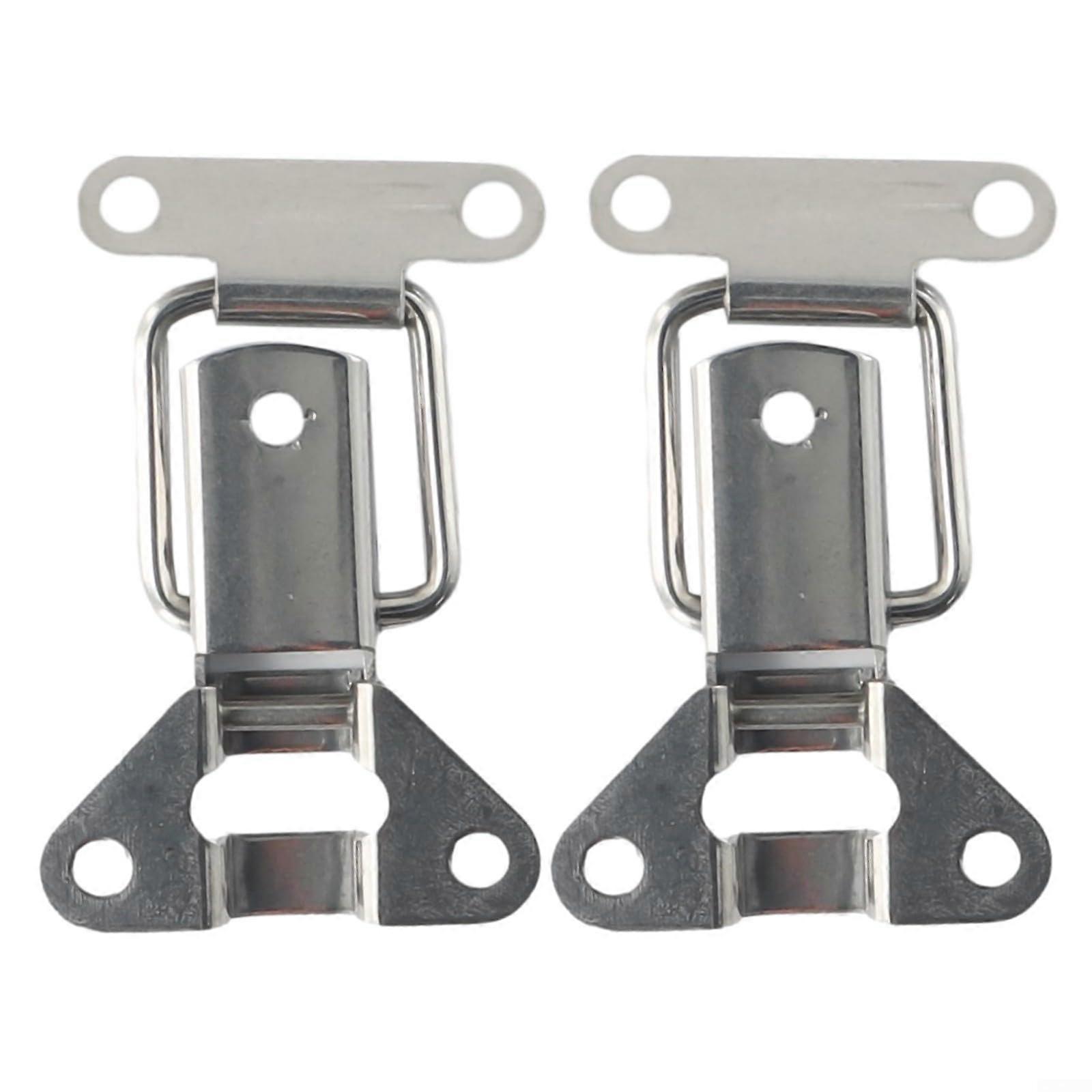 Stainless Steel Toolbox Locks 304 Latch Hasps Heavy Duty Metal Toggle Catch for Box Security