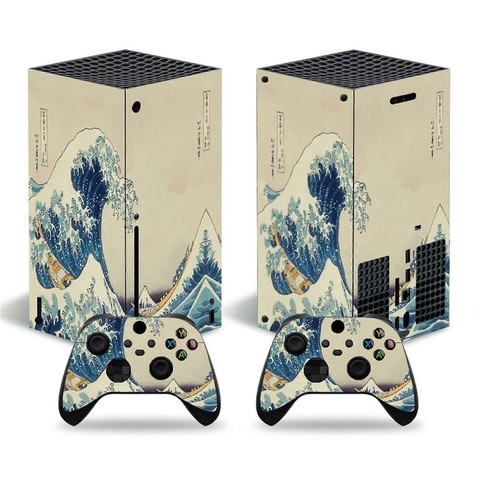 Skins Vinyl Wrap with Controller Decals for Xbox Series X, 360° Protection, Resolution Design
