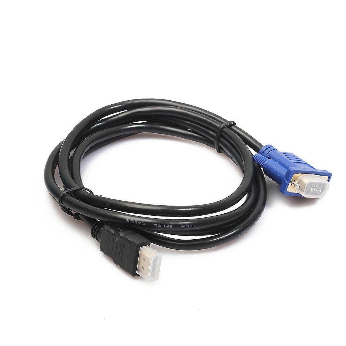 Gold Male to Vga Adapter Cable for Data Transmitting 3Pcs High Bandwidth