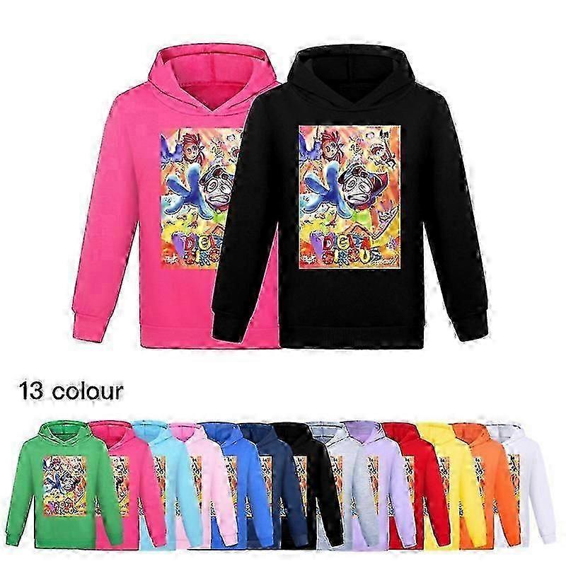 Suéter con capucha con capucha con capucha para niños y niñas digital