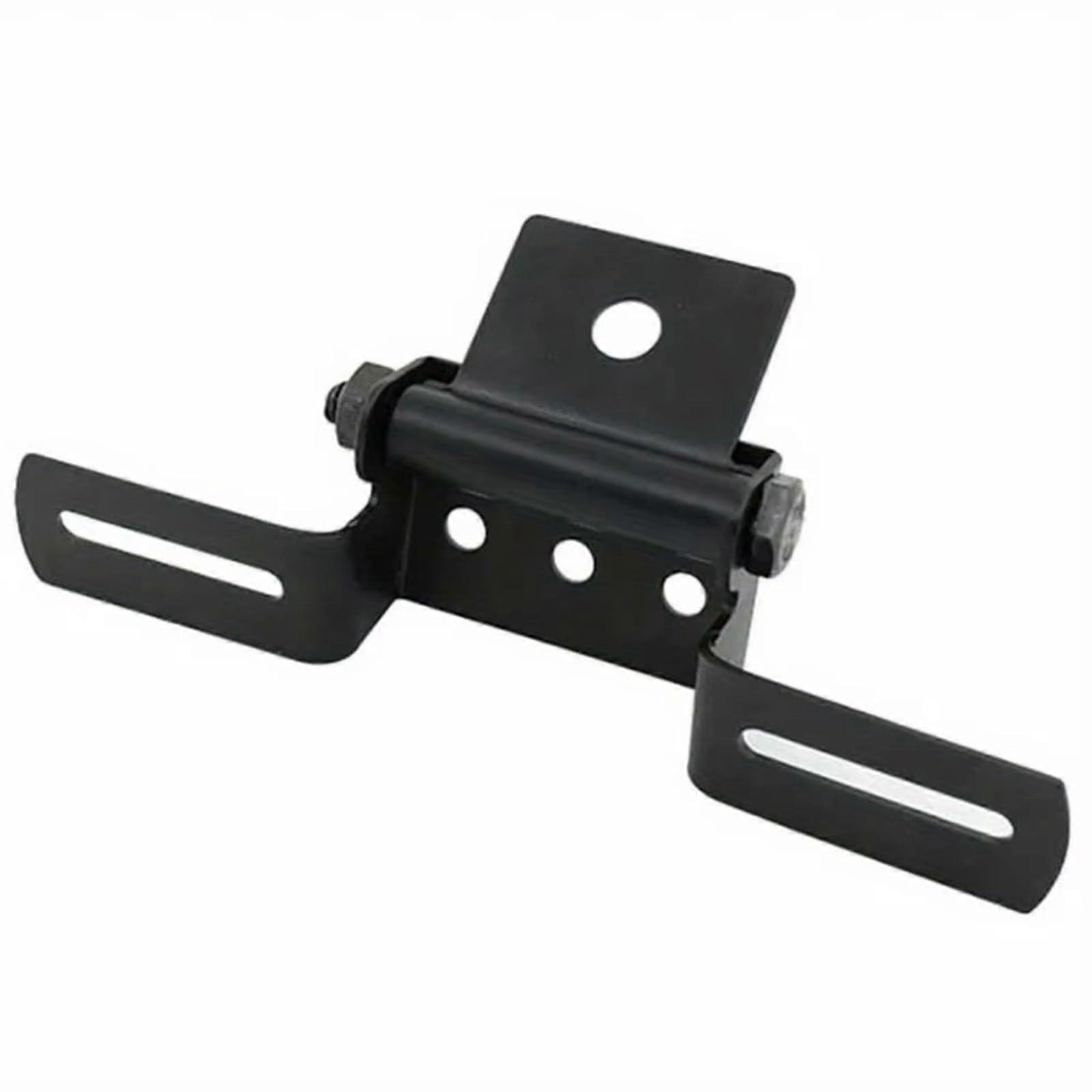 Universal Adjustable Motorcycle License Plate Holder with Foldable Tail Light Bracket Aluminum Alloy