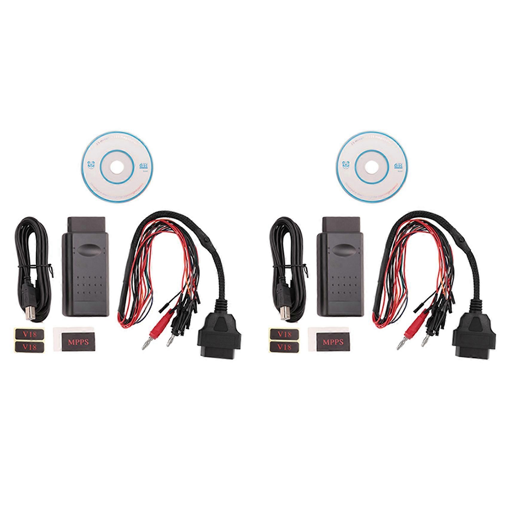 2X MPPS V18 MAIN + TRICORE + MULTIBOOT with Breakout Tricore Cable Auto Detect Tool