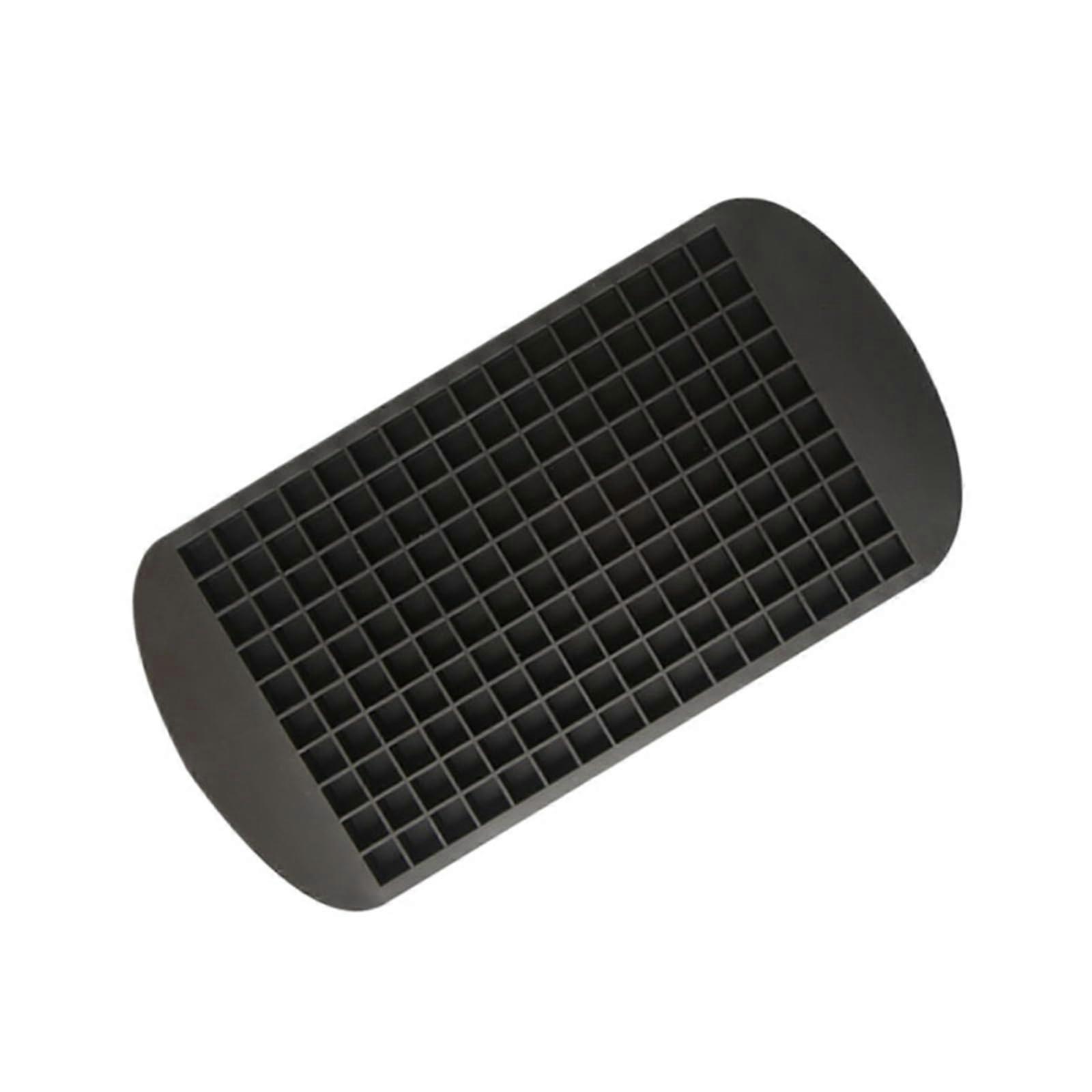 Silicone Ice Cube Tray 160Cube  Capacity Easy Release Flexible Mold for Party Use Black
