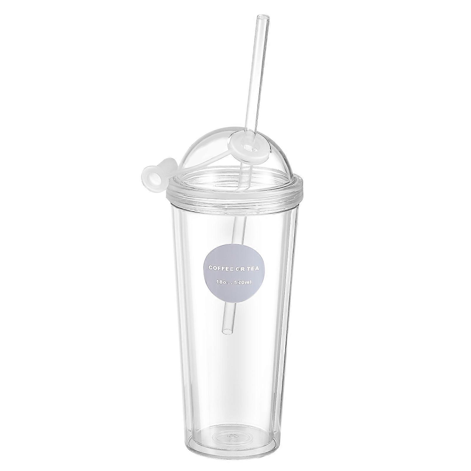 Straw Cup Drinking Bottle for Drinking Use 2Pcs with Straw