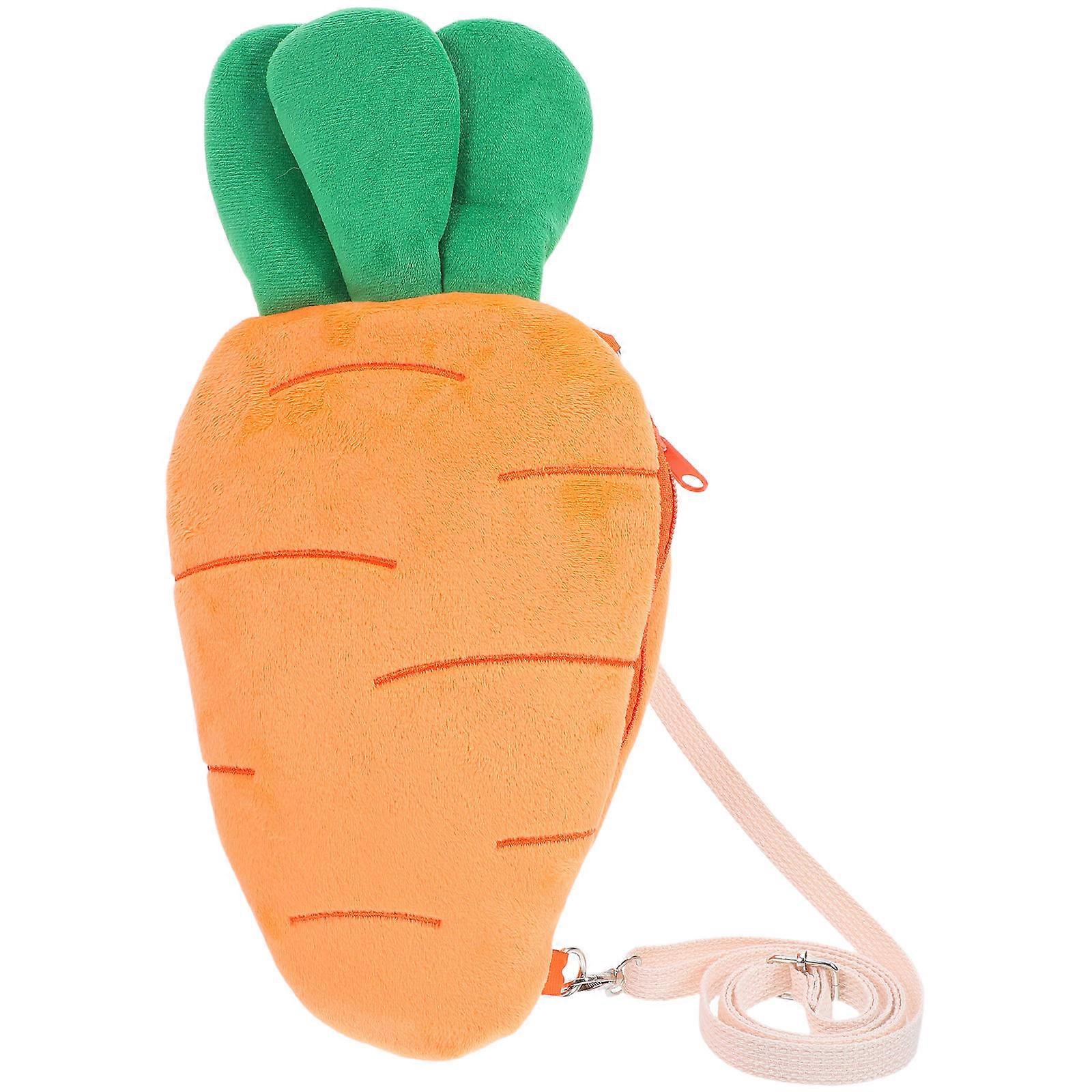 Creative Carrot Bag for Storage Use Small Carrot Bag with