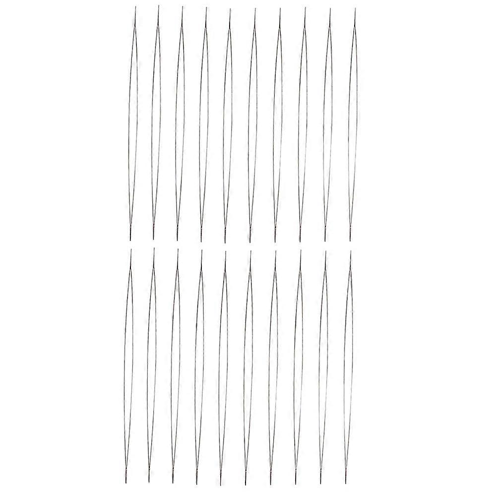 Silver Beading Needles Thread Sewing Needles for Embroidery Work 20Pcs