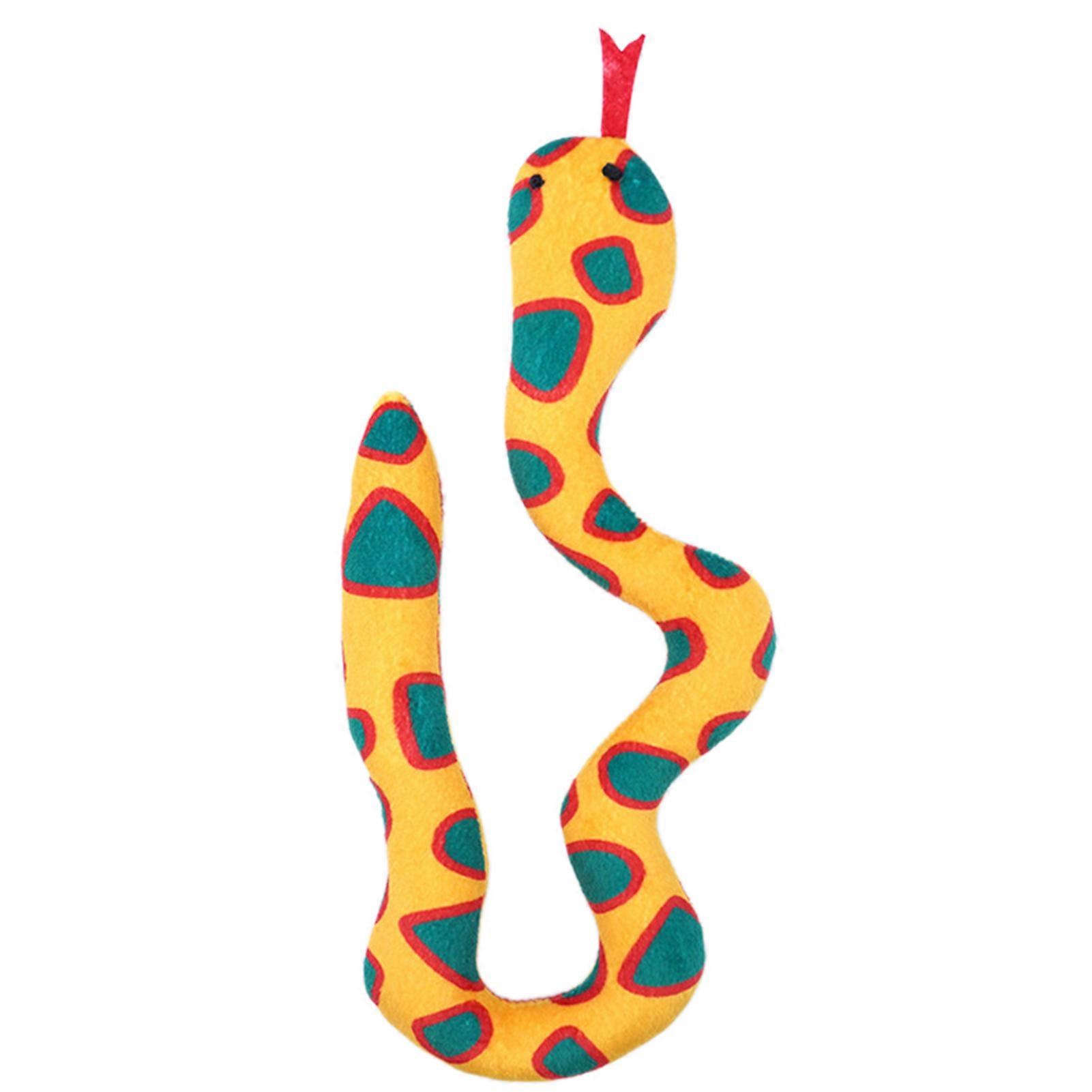 Cat Catnip Snake Toy, Interactive Cat  Self-Play Teaser, Keeps Cats Active & Entertained