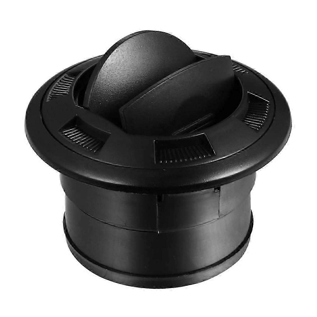 Closeable Rotatable 75mm Air Outlet Vent1pcs-black