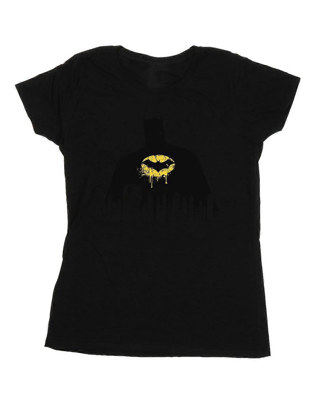 DC Comics Women's Batman Shadow Paint T-Shirt