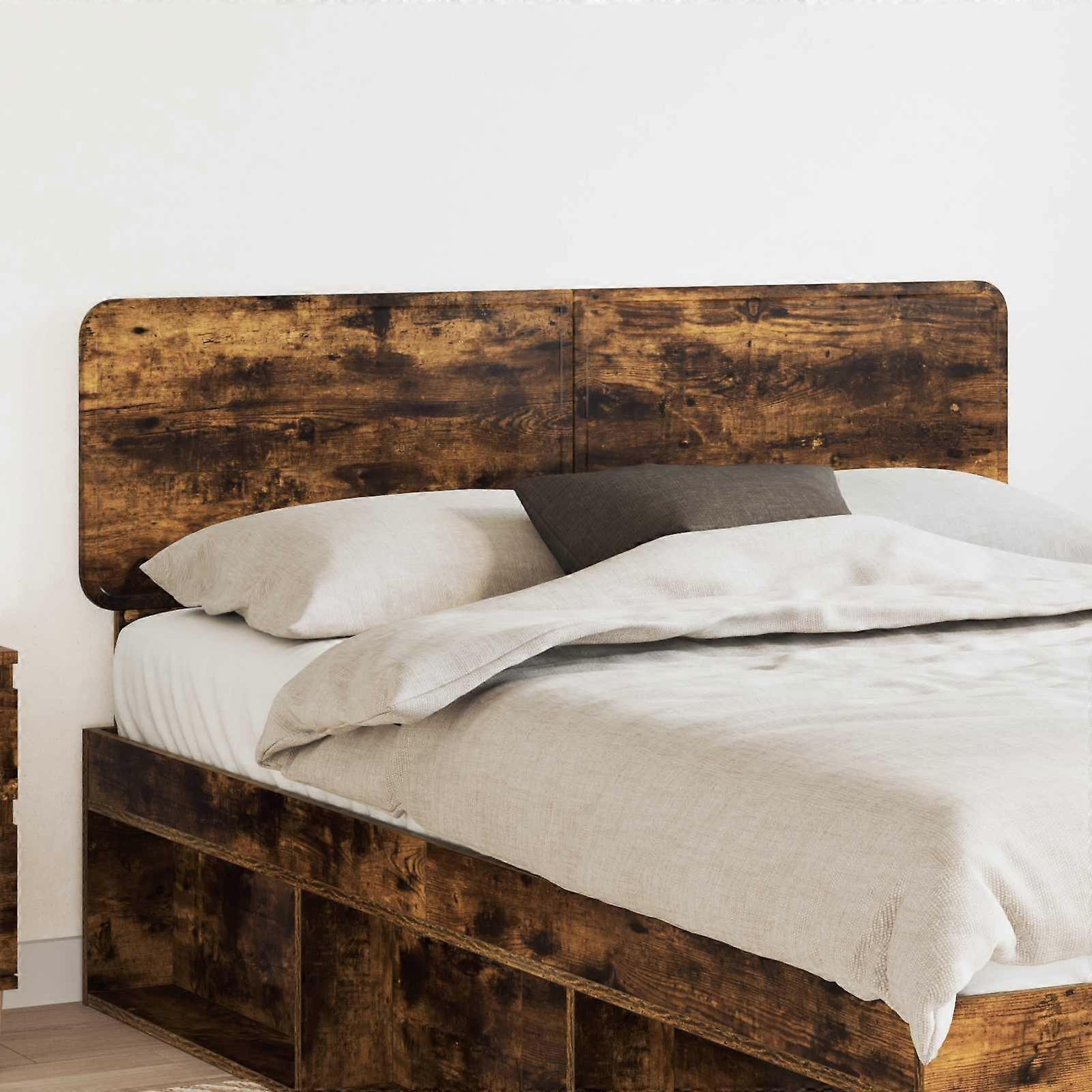Kopfteil Geräucherte Eiche 140 cm Holzwerkstoff