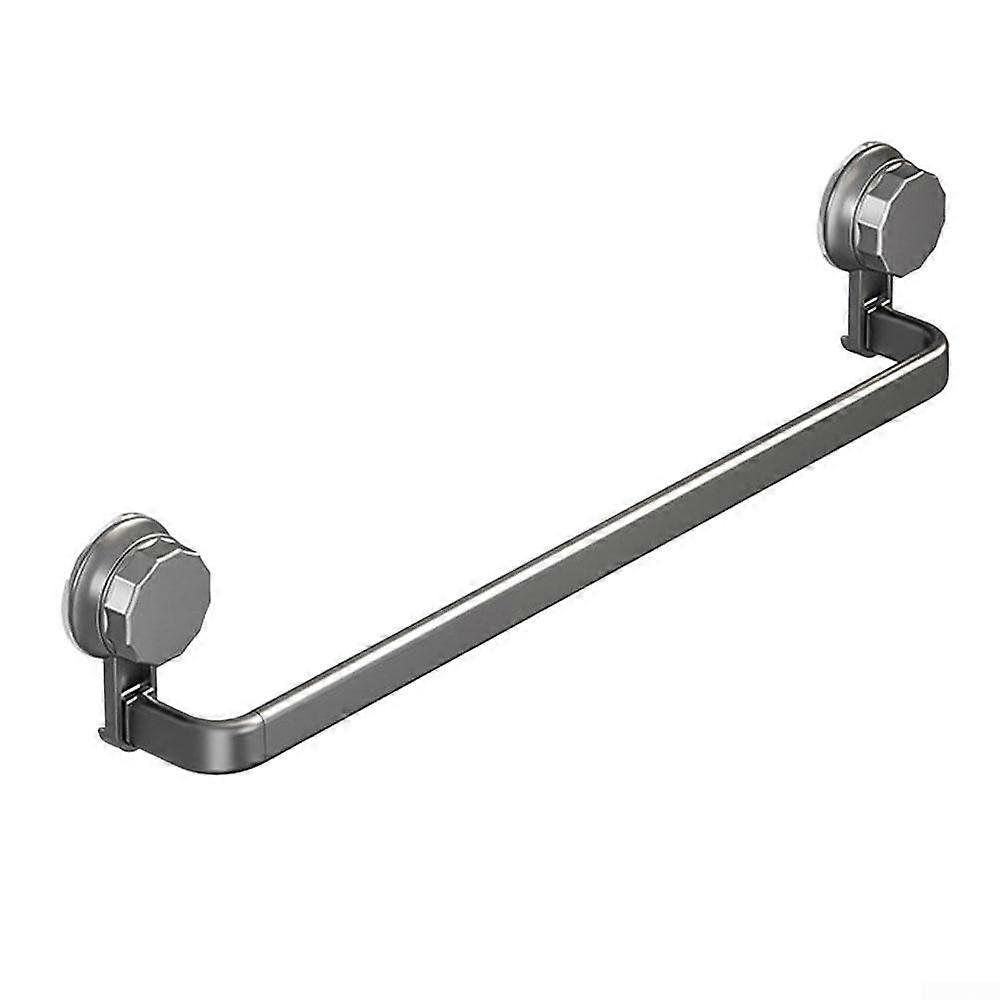 No Drilling Shoe Rack Wall Mounted Suction Cup Grey for Bathroom Organization, Space-Saving Design, Easy Installation