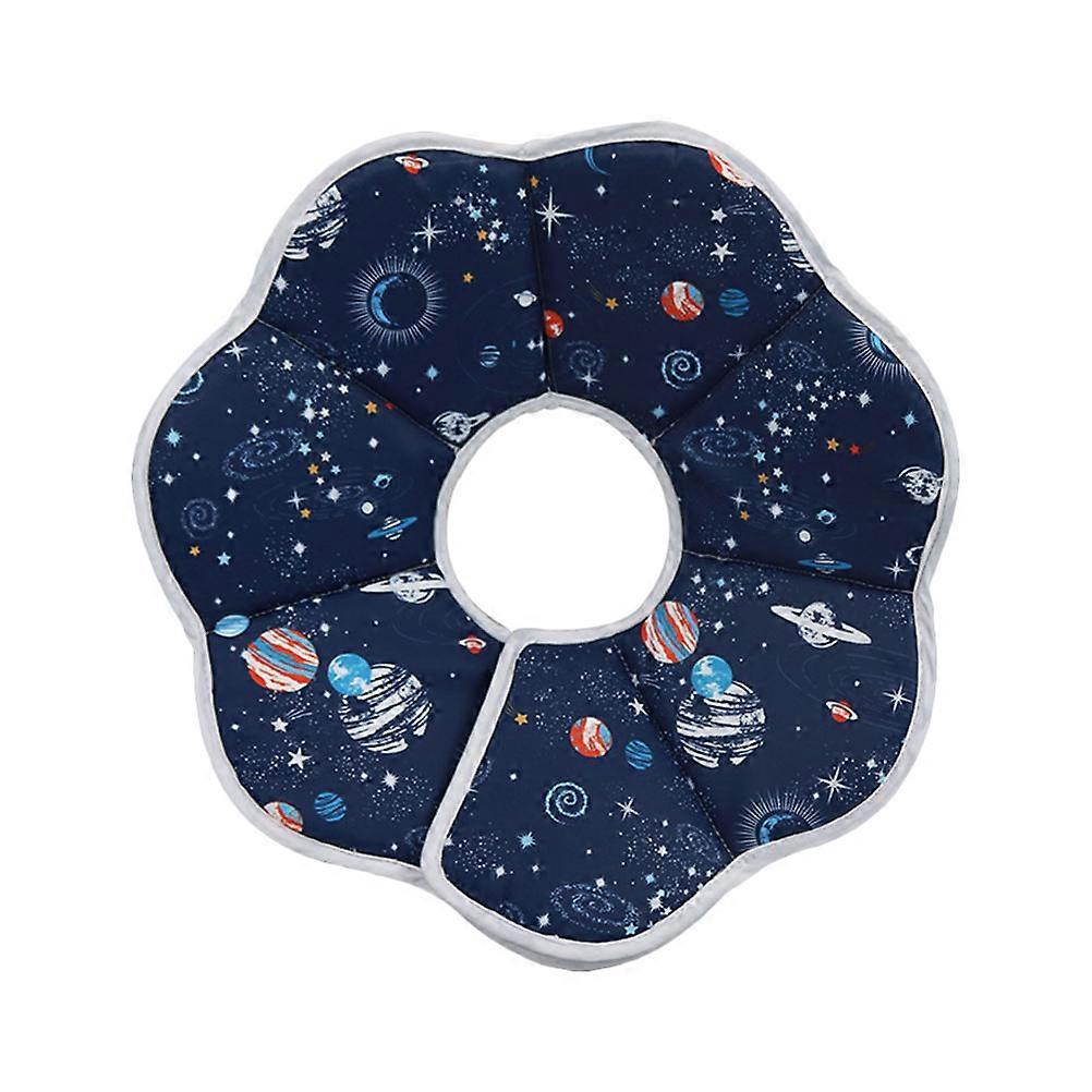 Dark Blue Protective Cat Collar for Recovery Collar