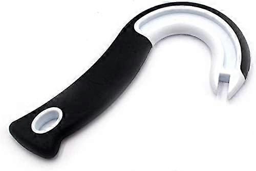 Ergonomic Ring Pull Can Opener with Durable JShape Hook for Easy Jar and Can Opening in Kitchen