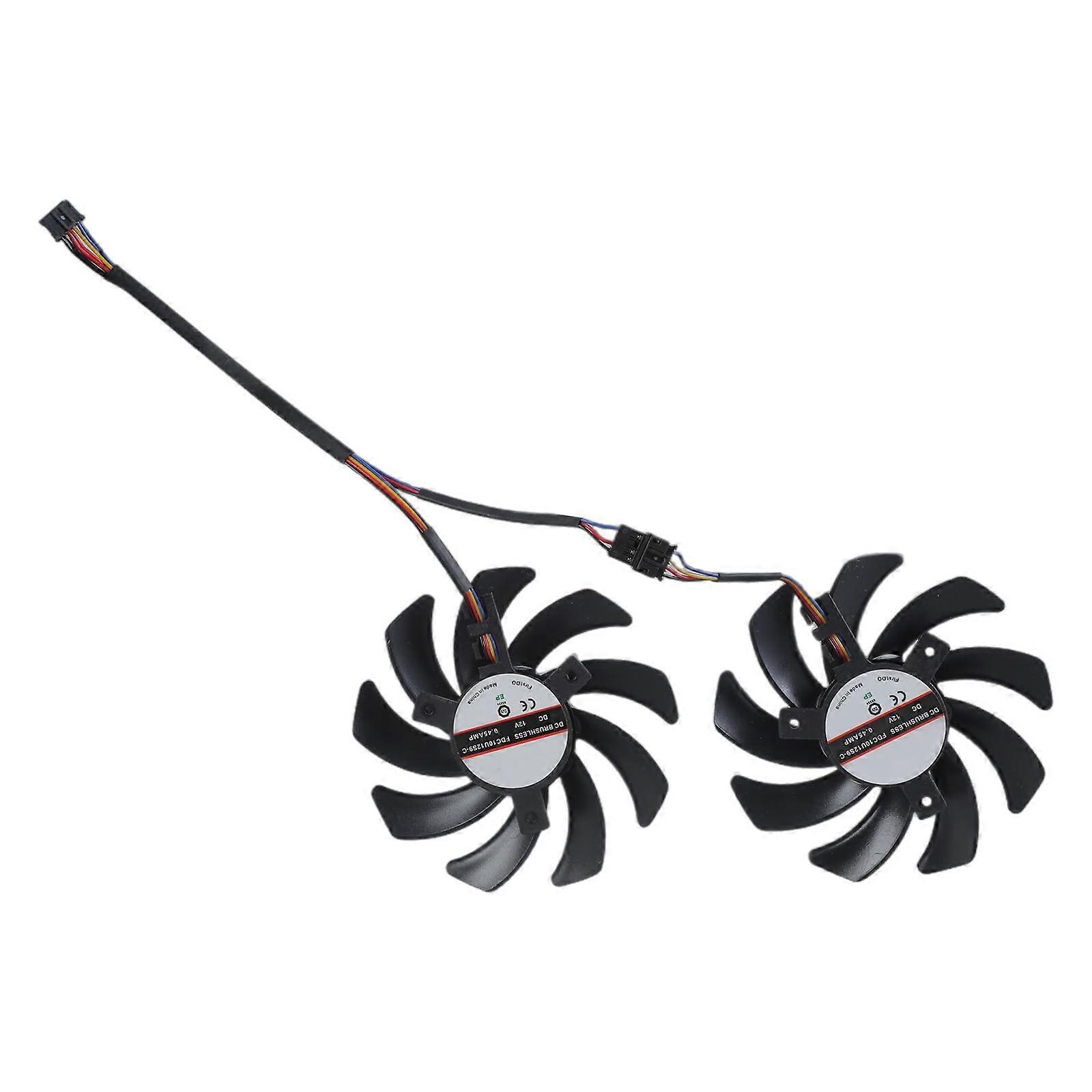 85mm GPU Replacement Fan 12V Efficient Cooling Low Noise for 5600XT 5700 6600 Graphics Cards