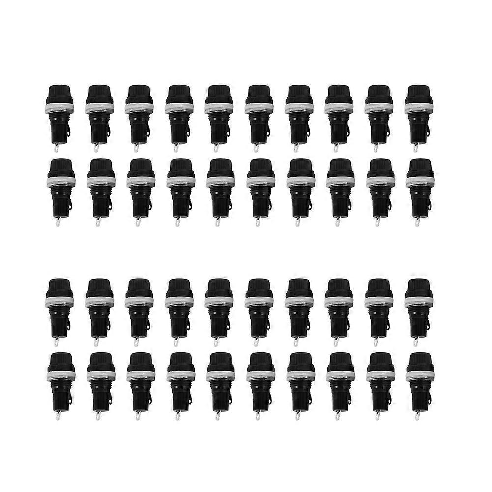 40 Pcs Electrical Panel Mounted 5 x 20mm Fuse Holder