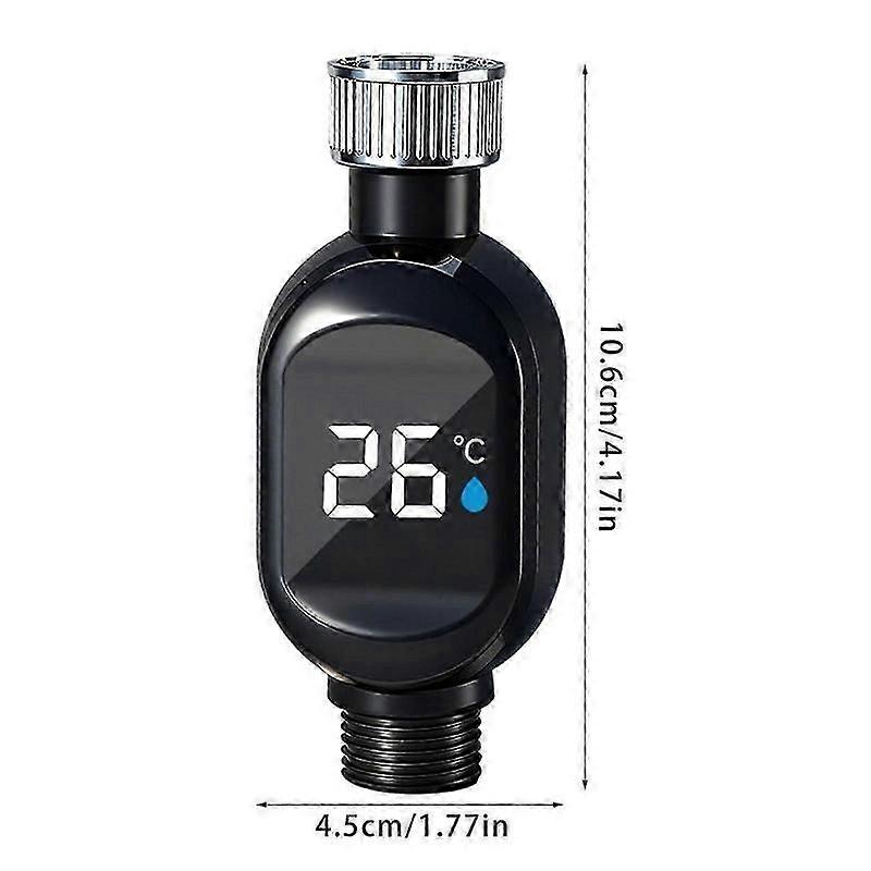 Waterproof Thermal Sensor Shower Head for Bathrooms