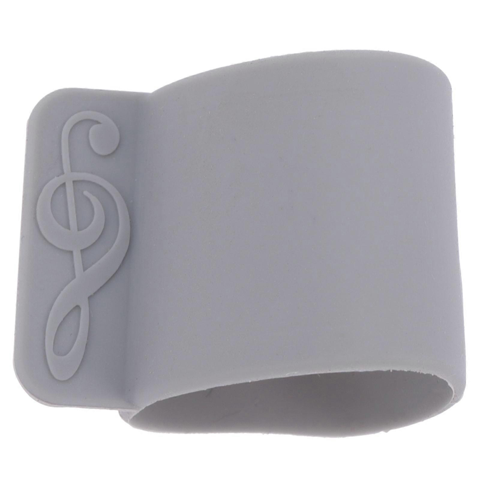 Saxophone Accessory Safe Usage Easy Installation For Musicians Light Grey Silicone 1Pcs