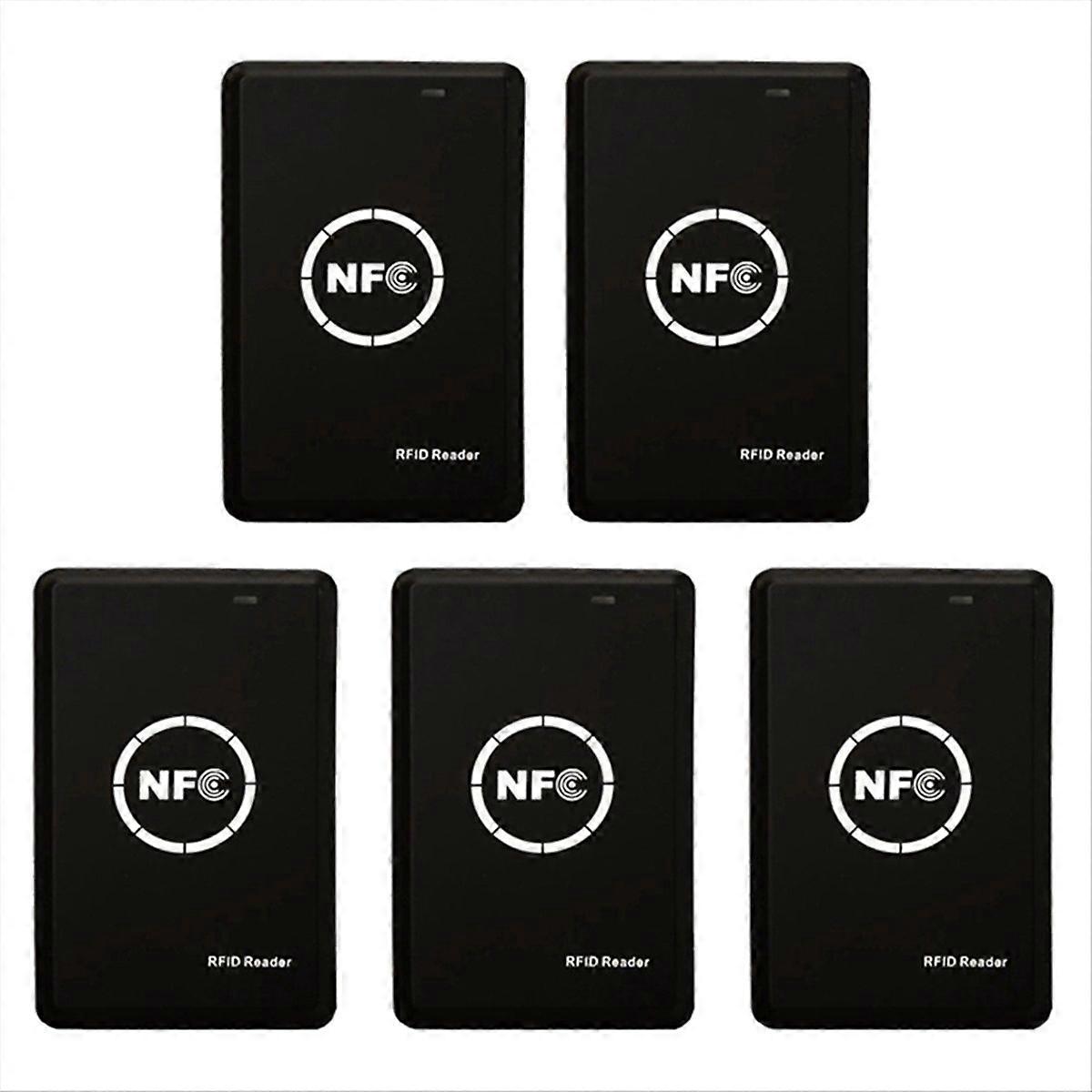 5PCS NFC Smart Card Reader IC RFID Card Reader RFID Copier Duplicator 13.56MHz & 125KHz Encrypted Pr