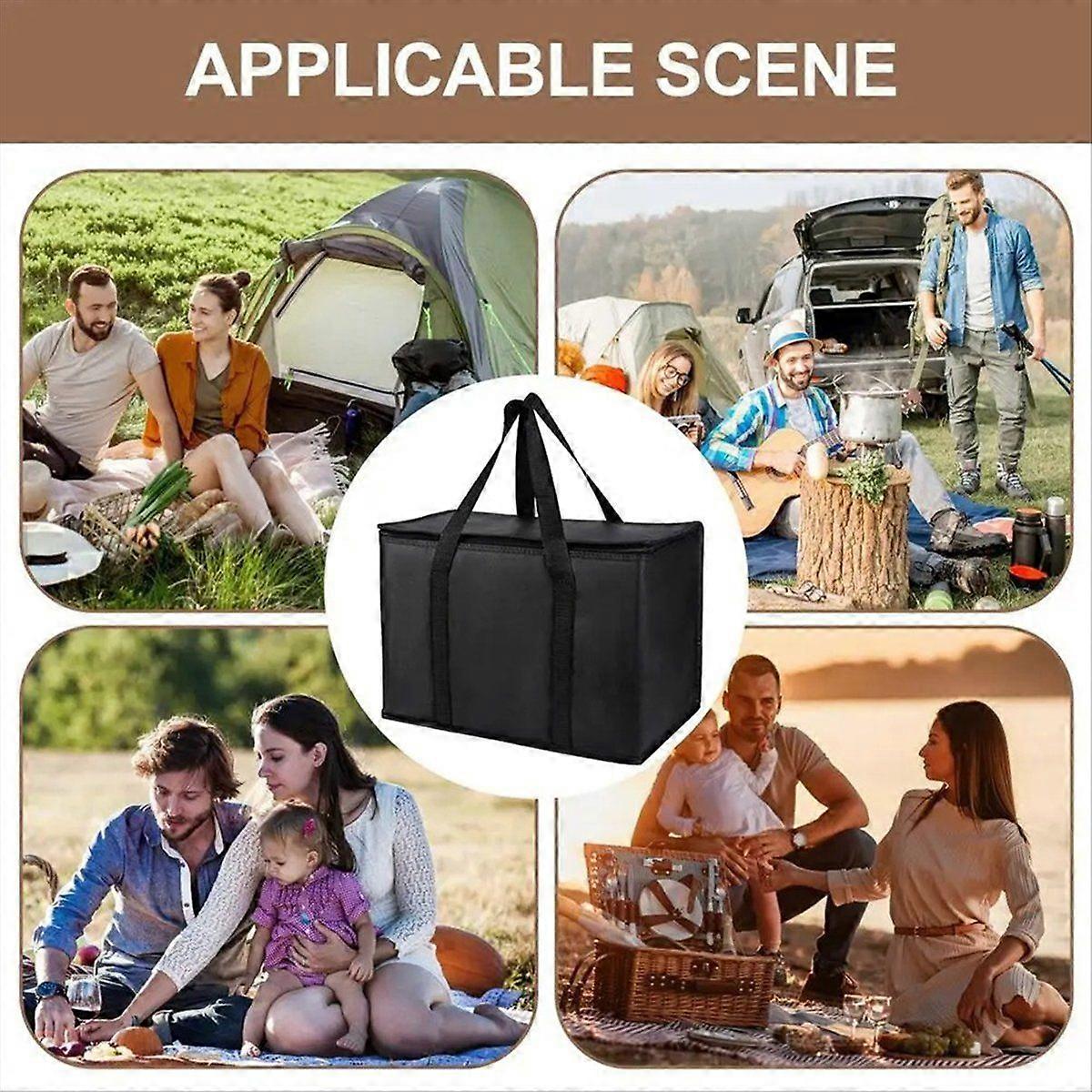 Portable Lunch Bag Folding Insulation Picnic Ice Cooler Pack