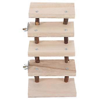 Hamsterleiter aus Holz, Kletterspielzeug für Kleintiere