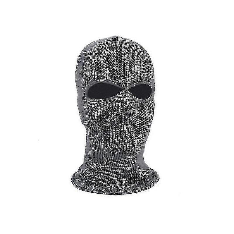 Helmaske med 2 hull og hette