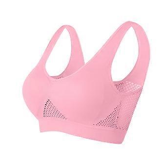 Lulshou Sport-BH på Rea Dam Sömlös Sport-BH Bygelfri Yoga-BH Racerback Löpar-BH med Avtagbara Vadderingar, XXXXL
