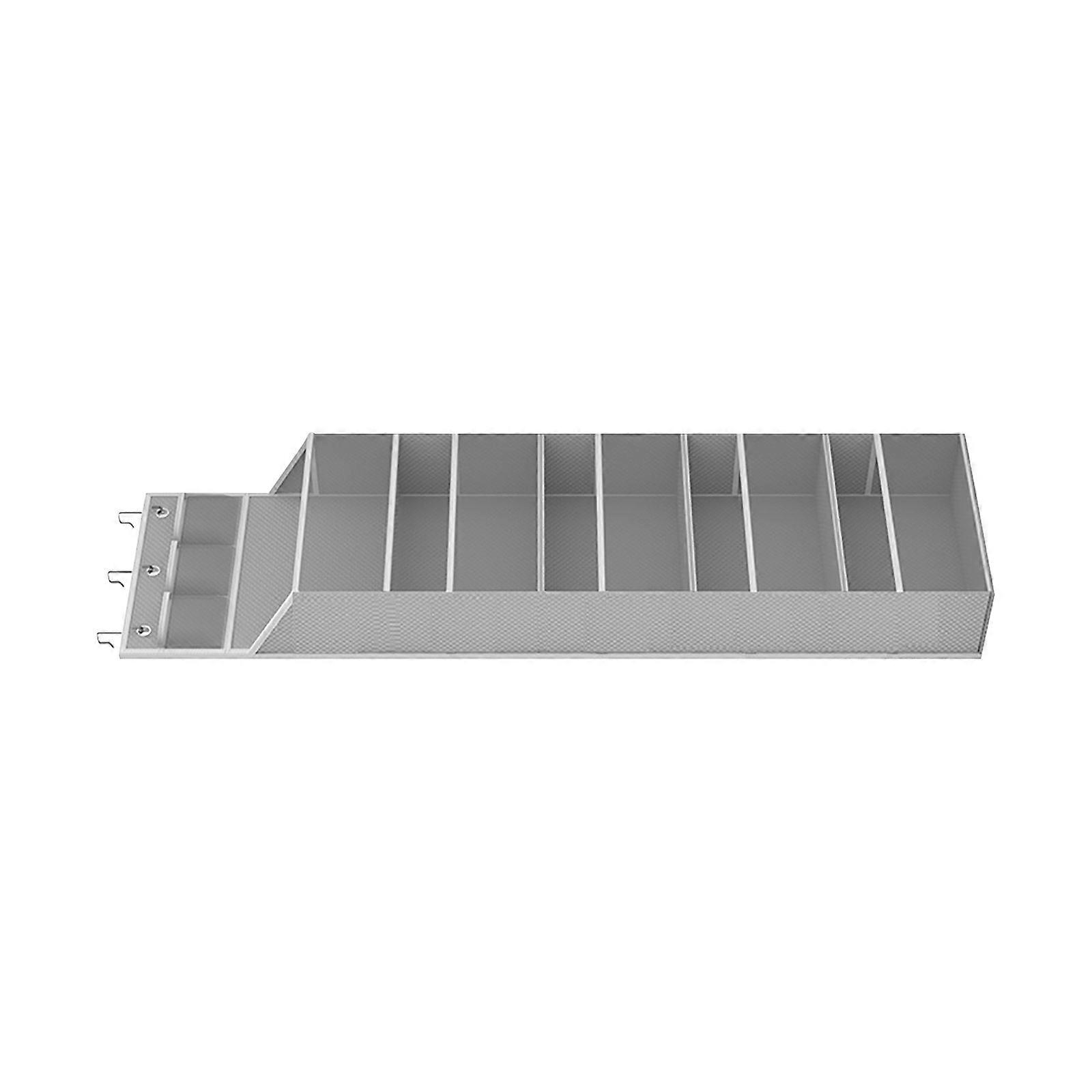 Large Capacity Wall Mounted Shelf With Multiple Divisions Perfect For Small Spaces Dormitory Apartment Arrangement Multicolor