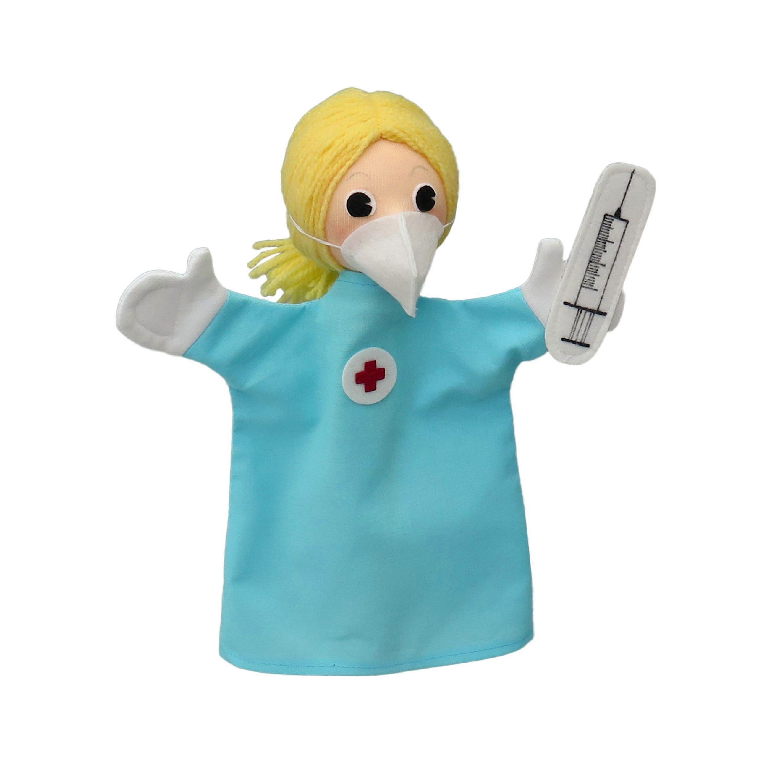 Handpuppe Krankenschwester 27 cm, 22892A