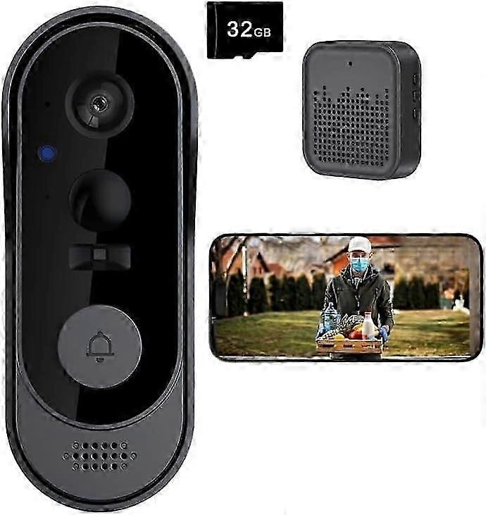 Smart WiFi Video Intercom with 2K Camera and Camera - Lock Intercom