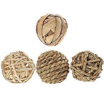 Konijnenspeeltjes: Kauwballen, 20 stuks, diverse kleuren.