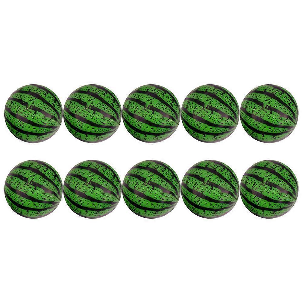 Elastic Bounce Balls Watermelon Pattern for Playing 20Pcs Creative Jumping Balls