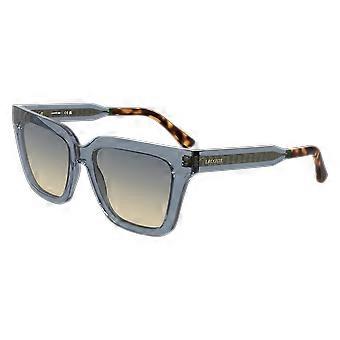 Okulary przeciwsłoneczne LACOSTE L6063S 038 PRZEZROCZYSTE JASNOSZARE 55/18/145 DAMSKIE